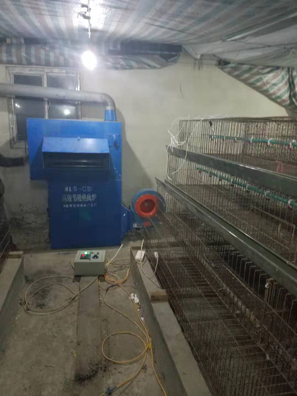 养殖场暖风炉使用