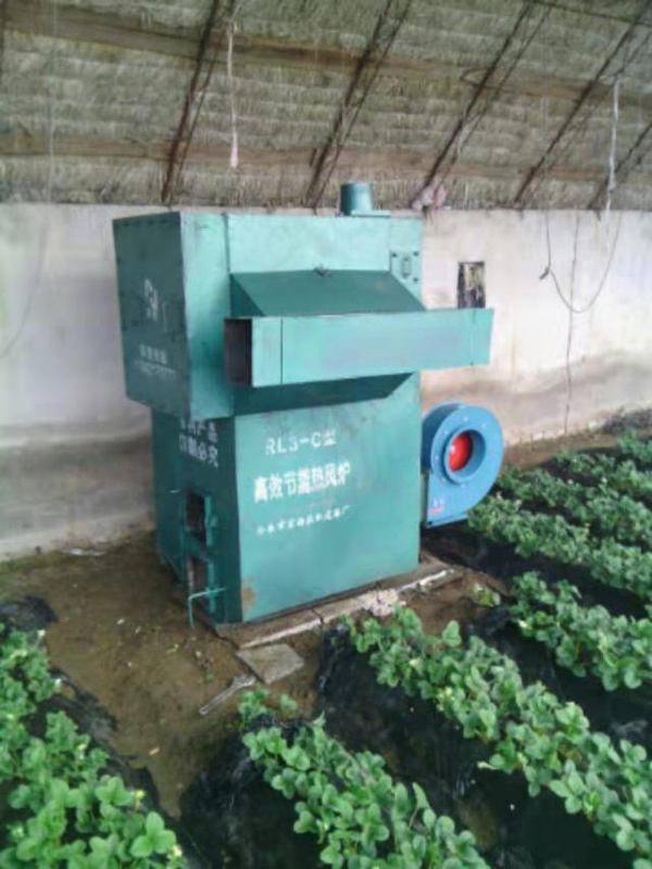 种植基地暖风炉使用